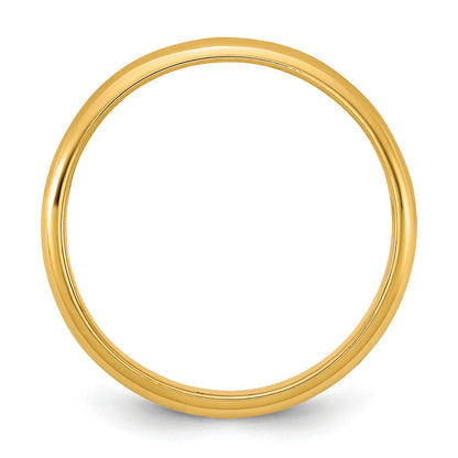 10K Yellow Gold 2mm Half-Round Band Size 3 Baby / Children'S Ring