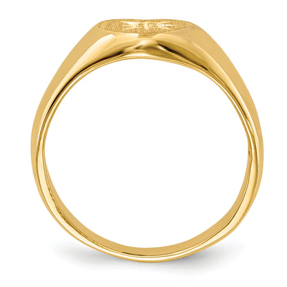 10K Yellow Gold 10K Childs .005Ct. Diamond Ring Mounting
