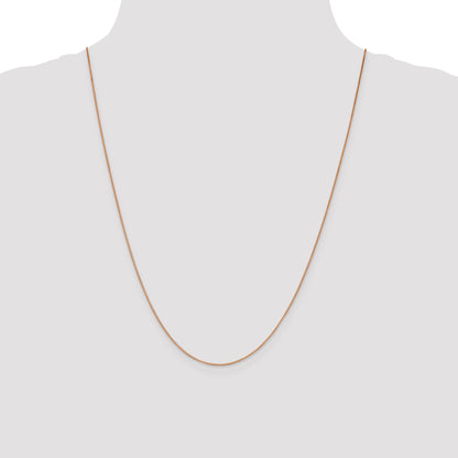 10K Rose Gold .70mm Box Chain