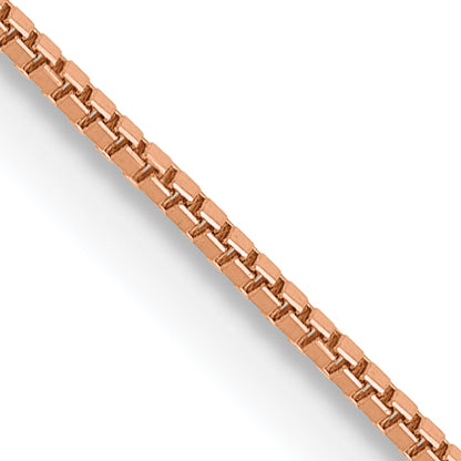 10K Rose Gold .70mm Box Chain