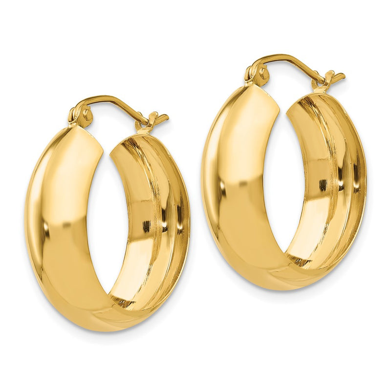 10K Yellow Gold Hoop Earrings