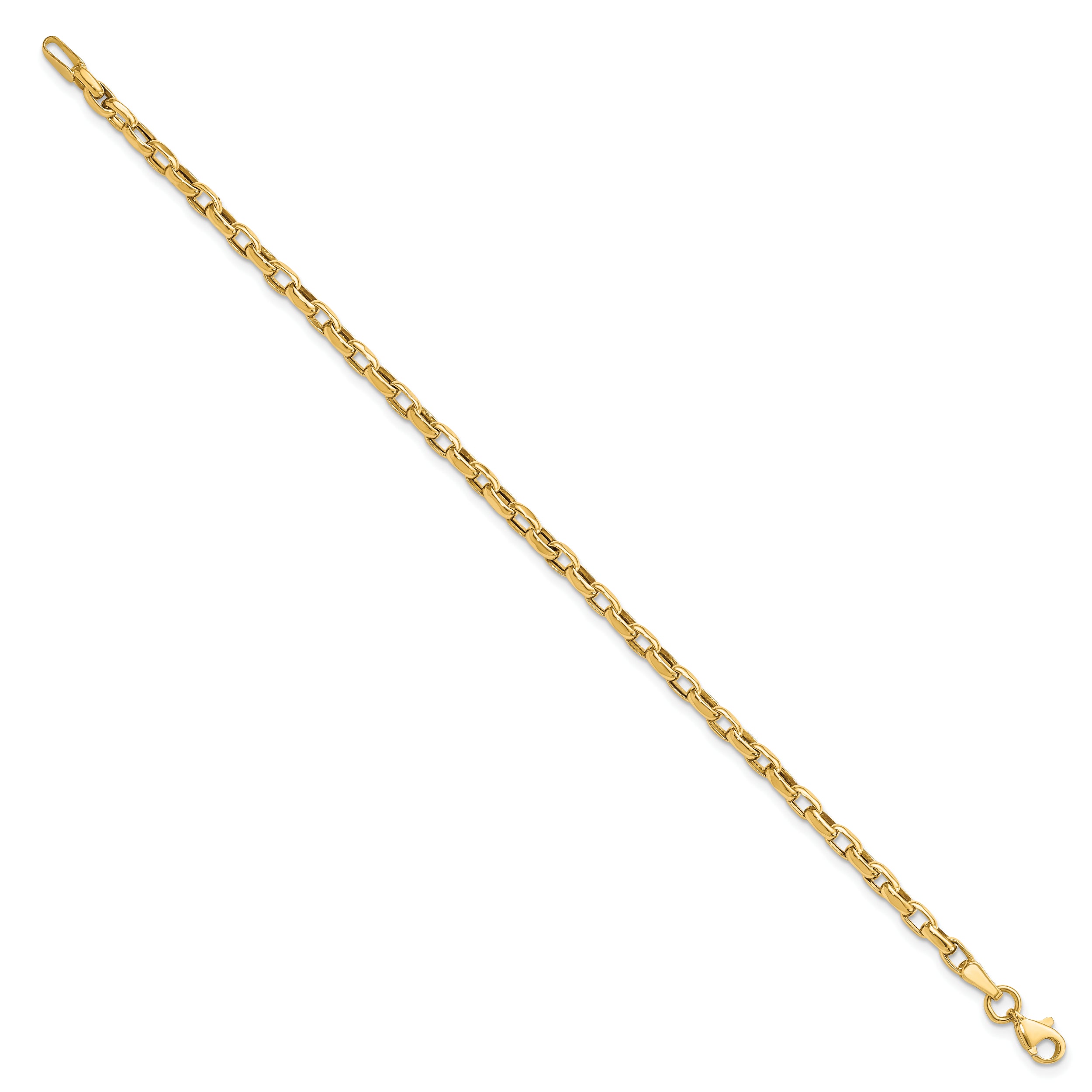 10K Yellow Gold Fancy Link Bracelet