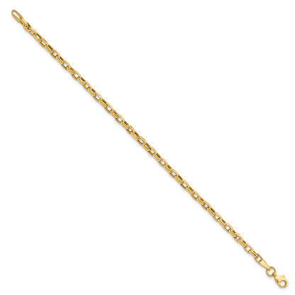 10K Yellow Gold Fancy Link Bracelet