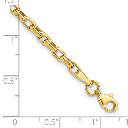 10K Yellow Gold Fancy Link Bracelet