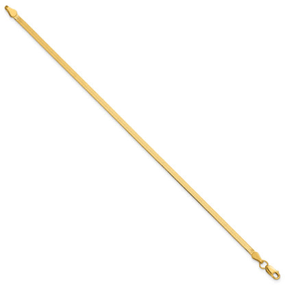 10K Yellow Gold 2.5mm Silky Herringbone Chain