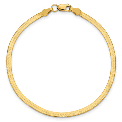 10K Yellow Gold 2.5mm Silky Herringbone Chain
