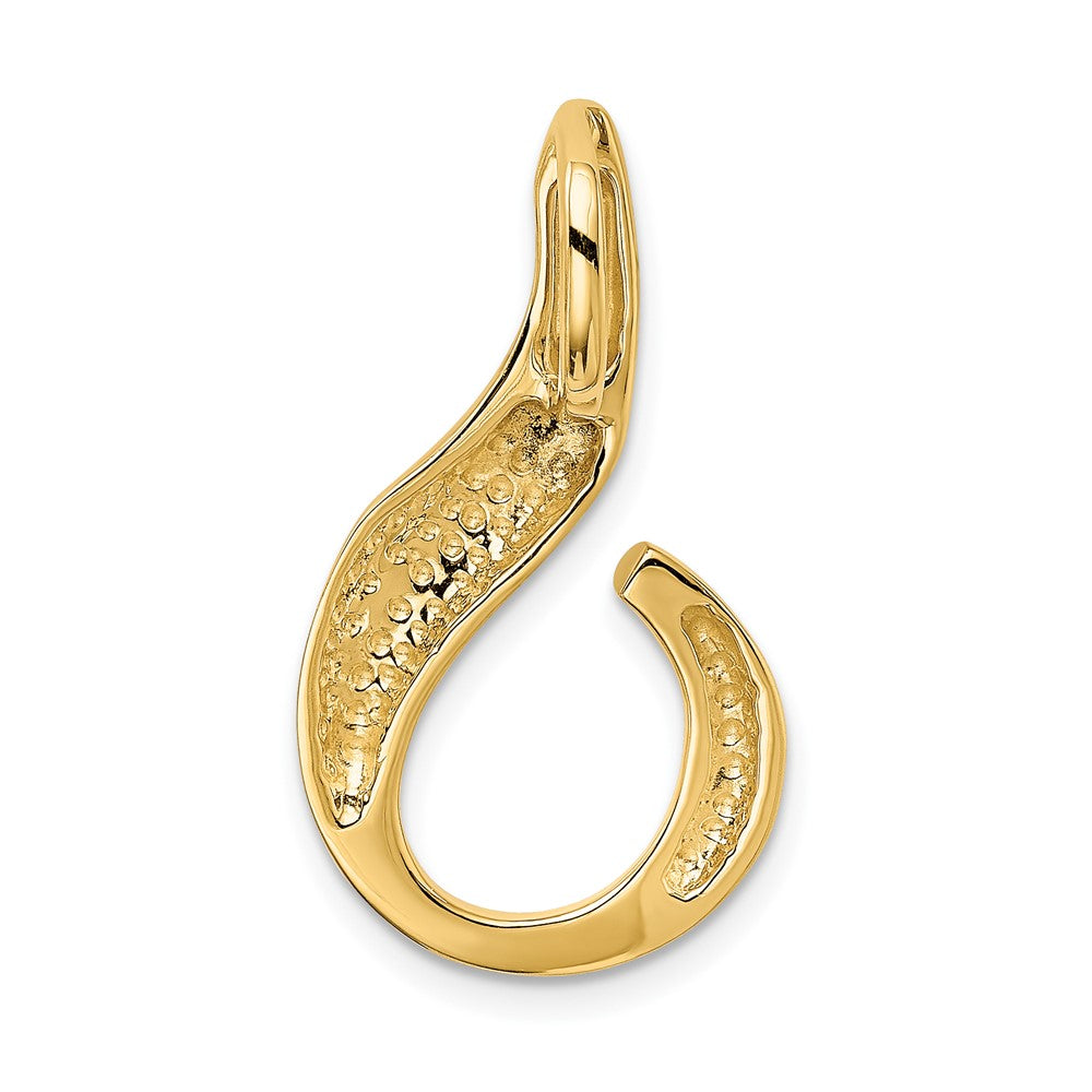 10K Yellow Gold 10K Fits Up To 6mm Regular And Fancy Omega Slide