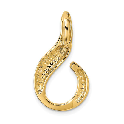 10K Yellow Gold 10K Fits Up To 6mm Regular And Fancy Omega Slide