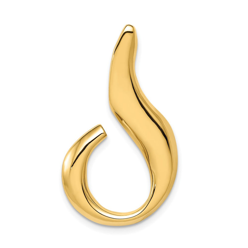 10K Yellow Gold 10K Fits Up To 6mm Regular And Fancy Omega Slide