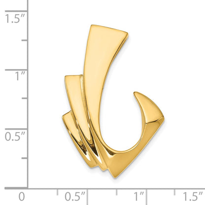 10K Yellow Gold 10K Omega Slide