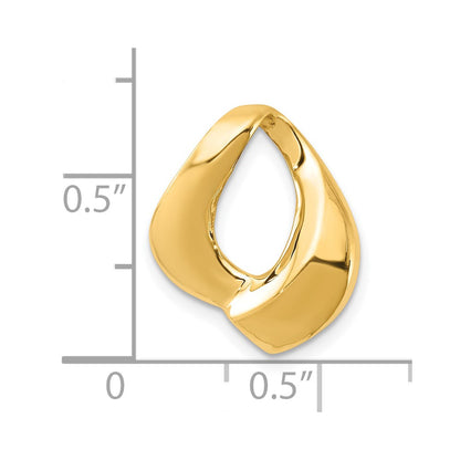 10K Yellow Gold 10K Fits Up To 6mm Regular/8mm Fancy Omega Slide