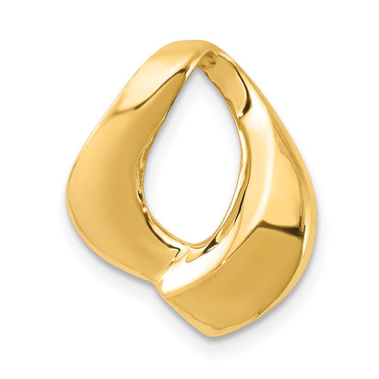 10K Yellow Gold 10K Fits Up To 6mm Regular/8mm Fancy Omega Slide