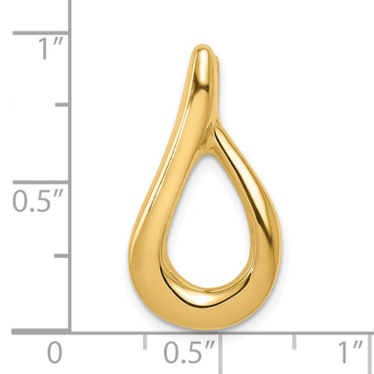 10K Yellow Gold 10K Omega Slide