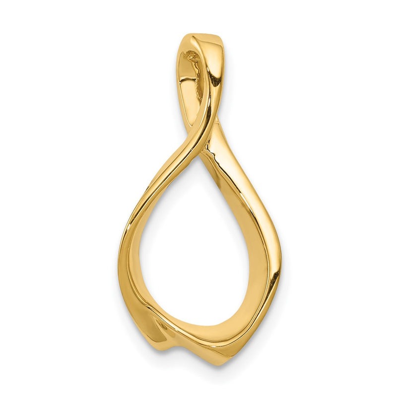 10K Yellow Gold 10K Fits Up To 2mm Omega, 4mm Reversible, Omega Slide