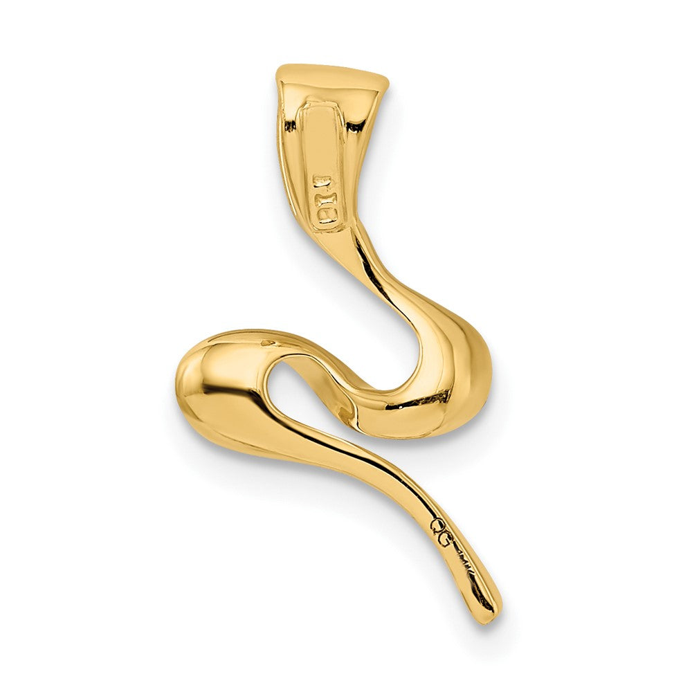 10K Yellow Gold 10K Omega Slide
