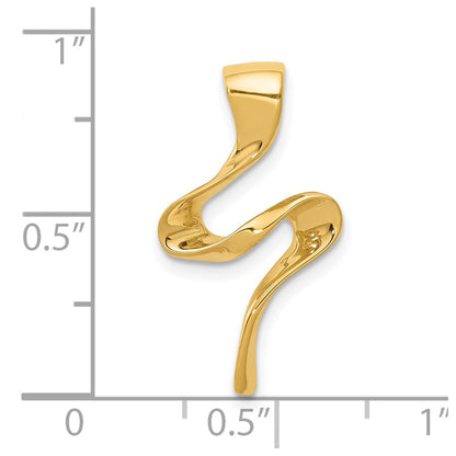10K Yellow Gold 10K Omega Slide