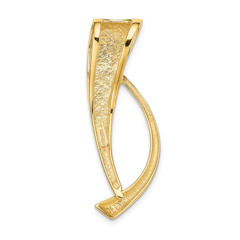 10K Yellow Gold 10K Fits Up To 8mm Both Modern Slide