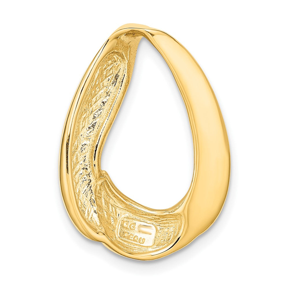 10K Yellow Gold 10K Oval Slide