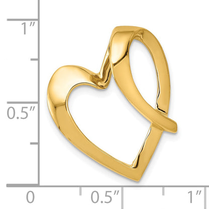 10K Yellow Gold 10K Heart Slide