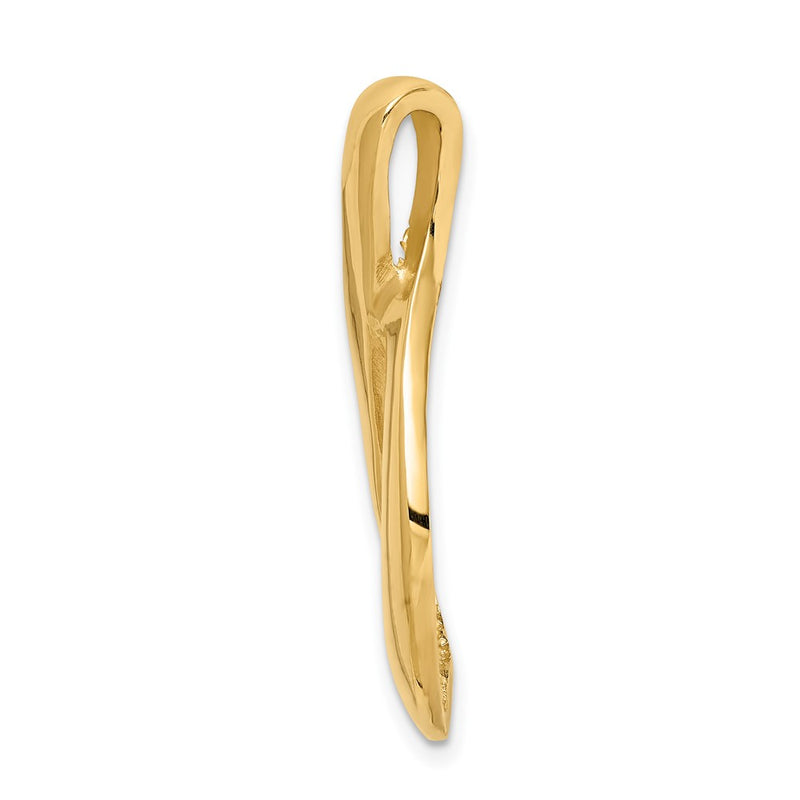 10K Yellow Gold 10K Fancy Slide