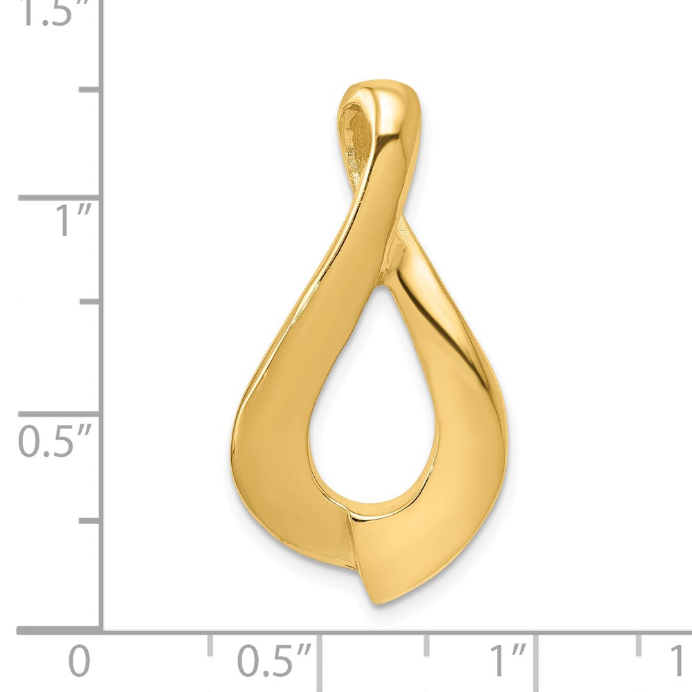 10K Yellow Gold 10K Fancy Slide