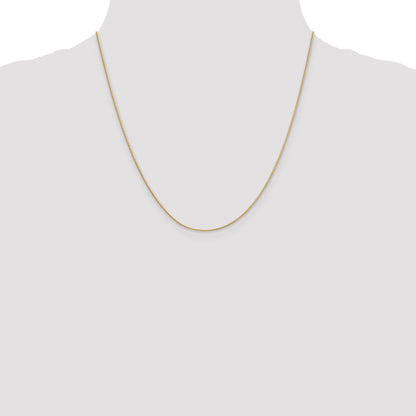 10K Yellow Gold .9mm Round Snake Chain