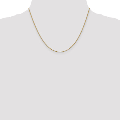 10K Yellow Gold 1.1mm Round Snake Chain