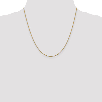 10K Yellow Gold 1.1mm Round Snake Chain