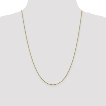 10K Yellow Gold 1.1mm Round Snake Chain