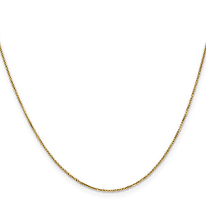 10K Yellow Gold .85mm Spiga Chain Necklace
