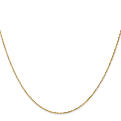 10K Yellow Gold 1.05mm Spiga Chain Necklace