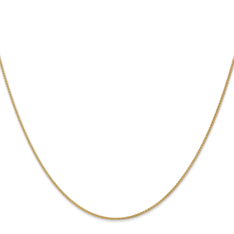10K Yellow Gold 1.05mm Spiga Chain Necklace