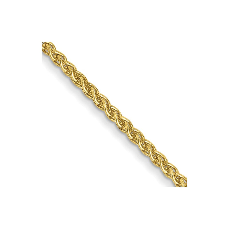 10K Yellow Gold 1.05mm Spiga Chain Necklace