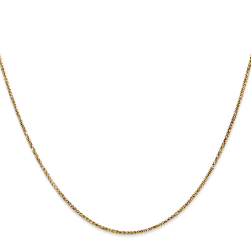 10K Yellow Gold 1.25mm Spiga Chain Necklace