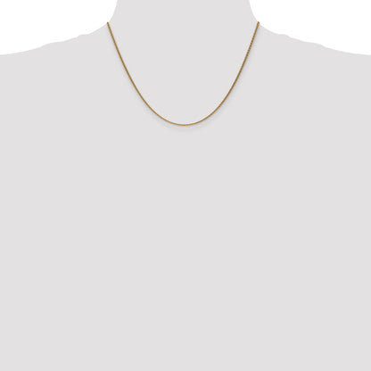 10K Yellow Gold 1.7mm Spiga Chain Necklace