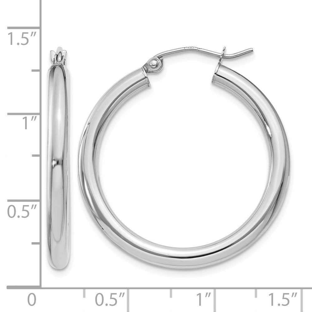 10k-white-gold-polished-3mm-tube-hoop-earrings-3