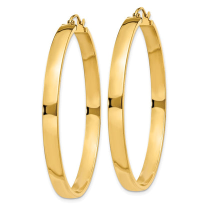 10K Yellow Gold Polished Hoop Earring