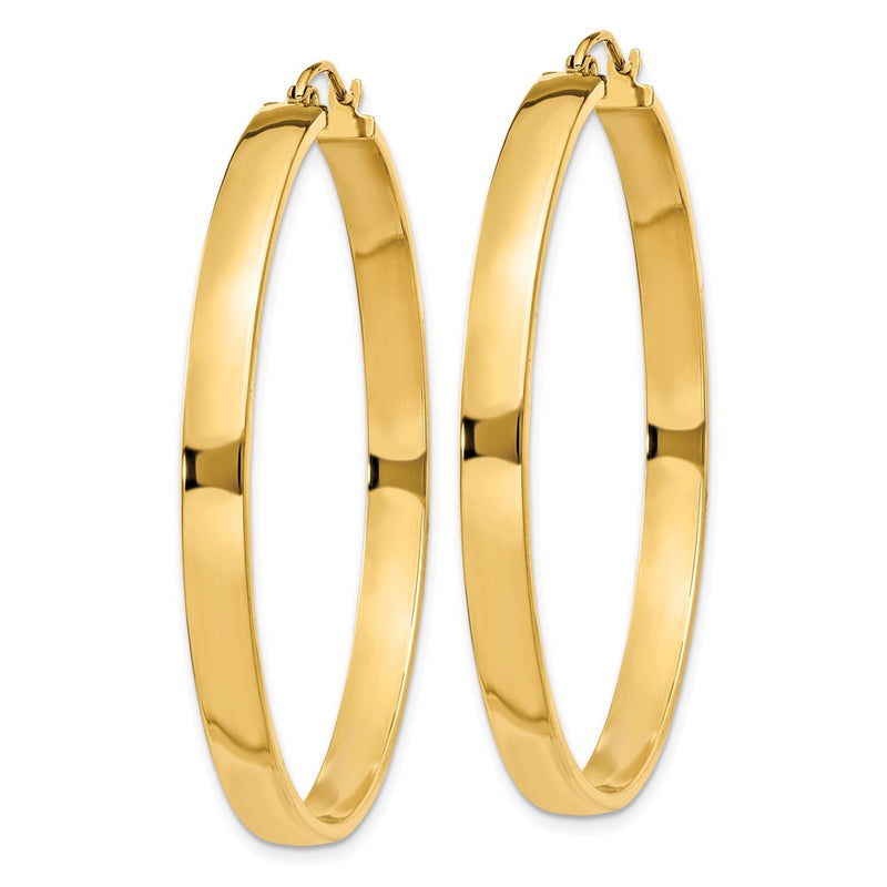 10K Yellow Gold Polished Hoop Earring