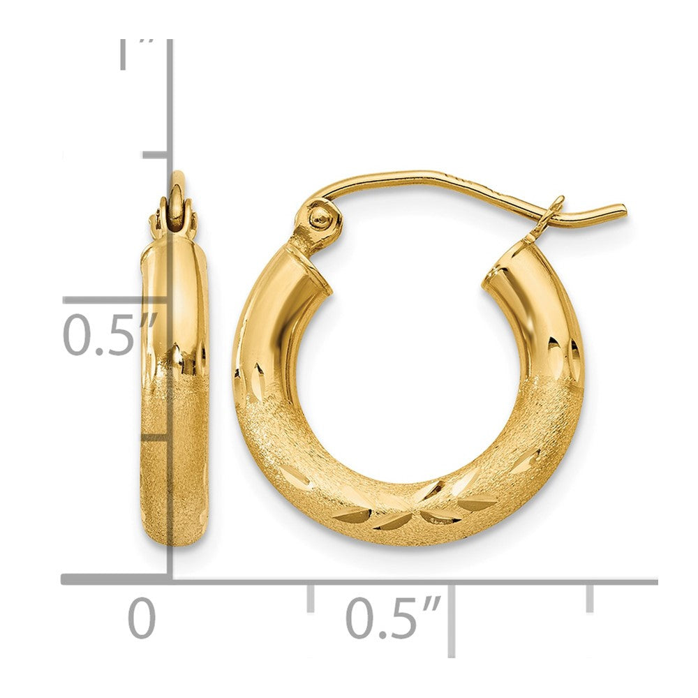 10k-yellow-gold-satin-diamond-cut-3mm-round-hoop-earrings-4
