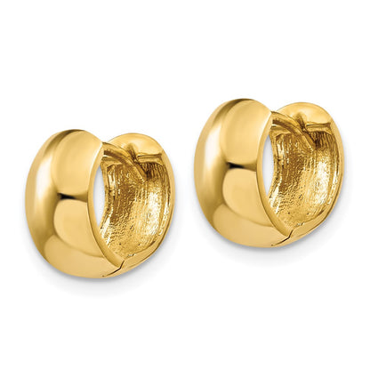 10K Yellow Gold 10K Hinged Hoop Earrings