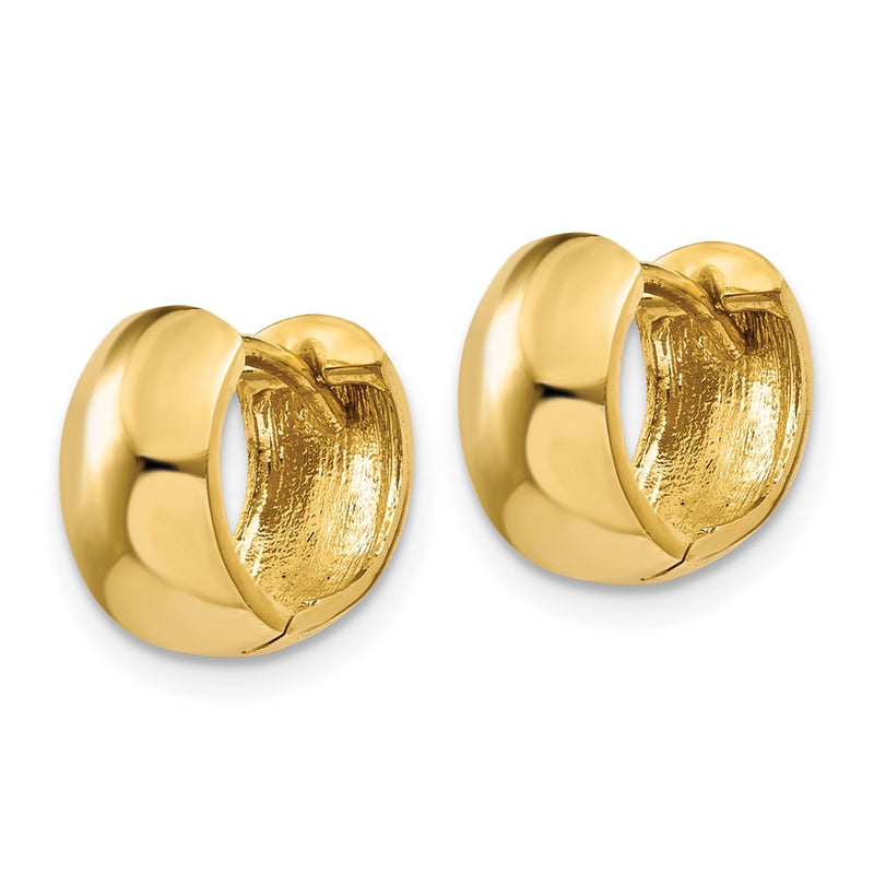10K Yellow Gold 10K Hinged Hoop Earrings