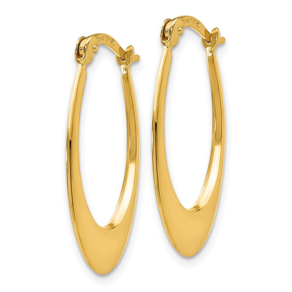 10K Yellow Gold 10K Polished Hoop Earrings