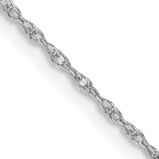 14 Inch 10K Wg .8mm Lite-Baby Rope Chain