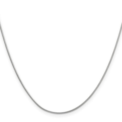 20 Inch 10K Wg .9mm Round Snake Chain