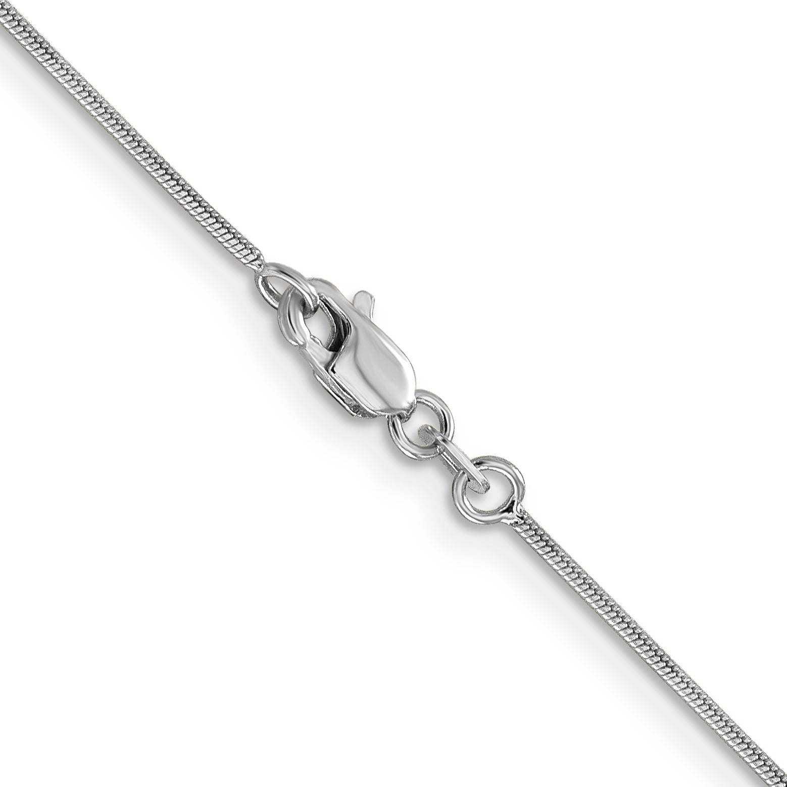 20 Inch 10K Wg .9mm Round Snake Chain