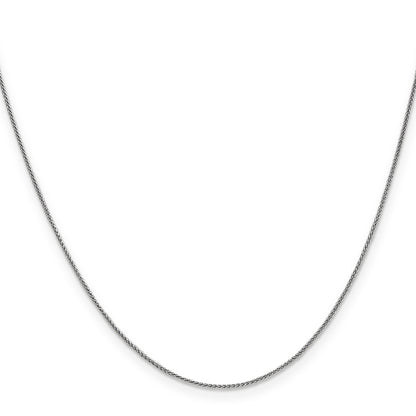 10K White Gold Wg .85mm Spiga Chain