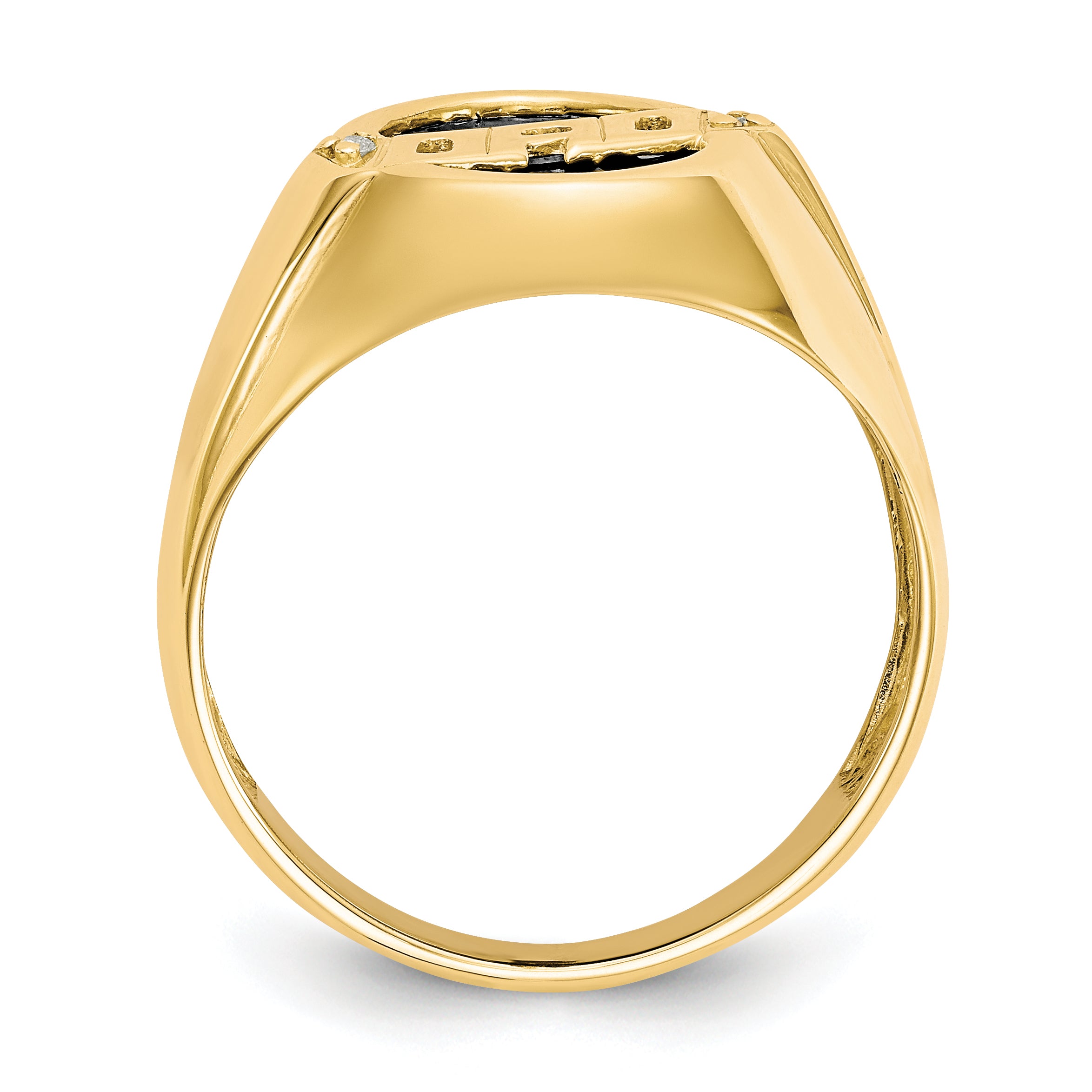 10K Yellow Gold Gents Ring Mounting