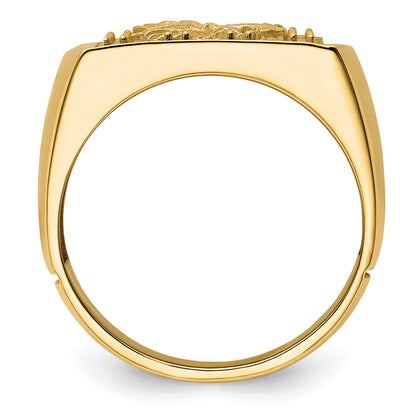 10K Yellow Gold Gents Ring Mounting