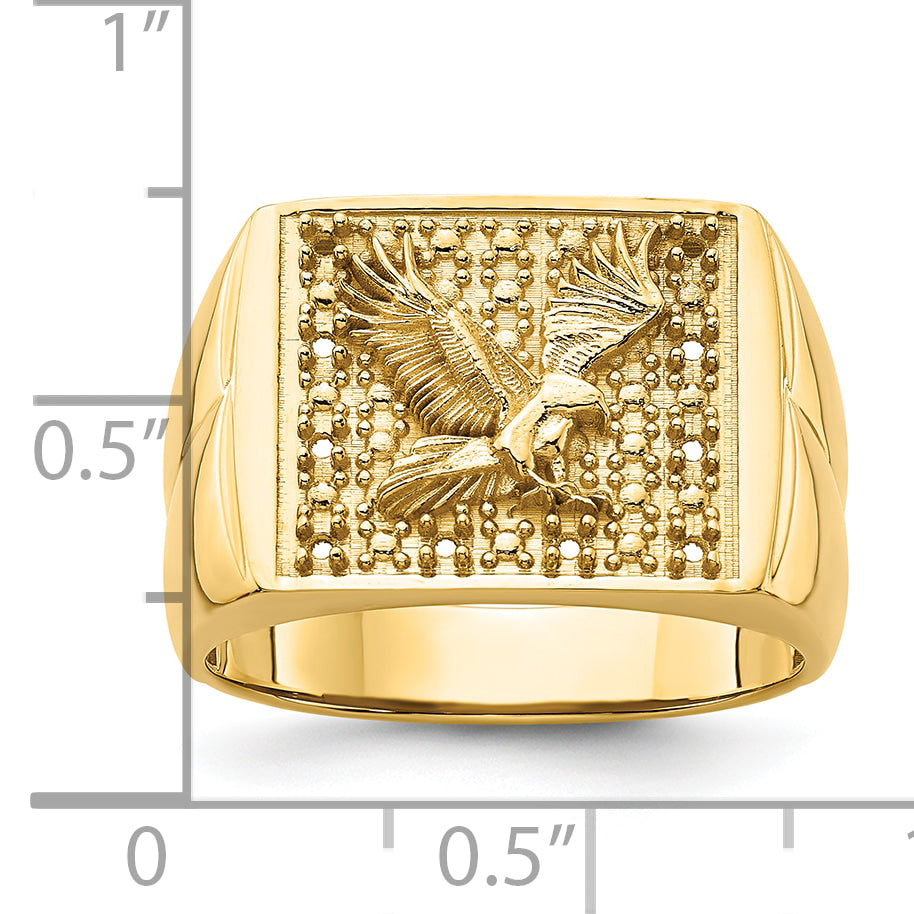 10K Yellow Gold Gents Ring Mounting