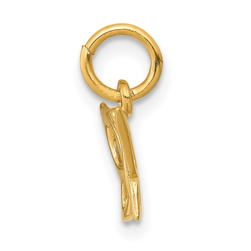 10K Yellow Gold Butterfly Charm